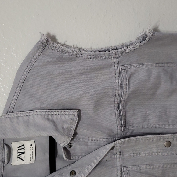 Zara Jean Cropped Vest, Size M - Picture 6 of 14